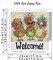 Hen Stamped Cross Stitch Kit for Beginners – 11CT Pre-Printed Needlepoint Embroidery DIY Kit for Adults